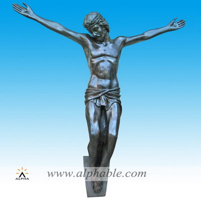 Brass Jesus corpus statue CCS-106