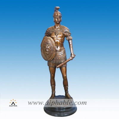 Bronze Greek soldier statue CCS-123