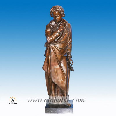 Bronze Beethoven sculpture CCS-126