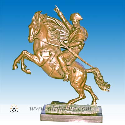 Bronze Napoleon on horse CCS-130