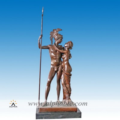 Bronze Ares and Aphrodite sculpture CCS-186
