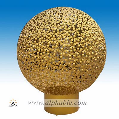Metal garden sphere sculpture STL-103