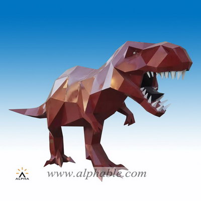 Original metal dinosaur sculpture STL-132
