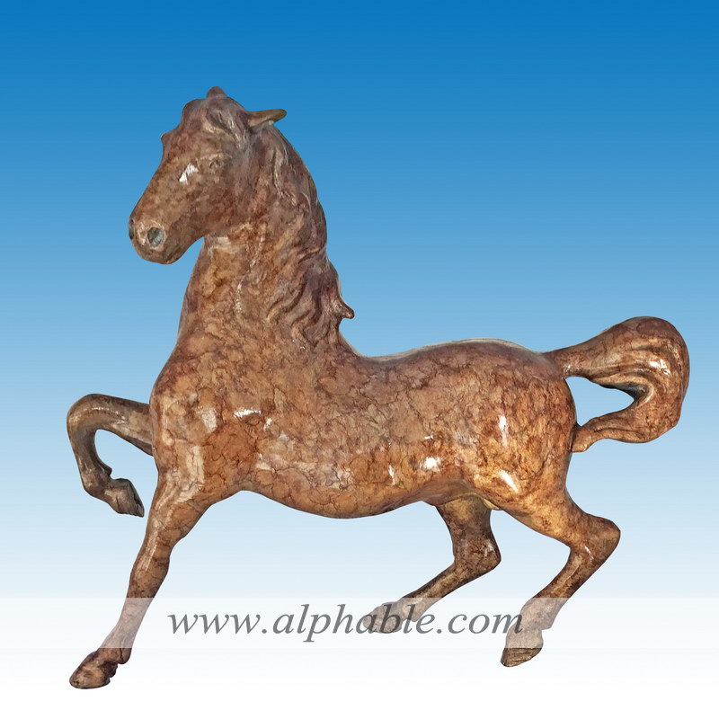 Table top bronze horse sculpture CA-006