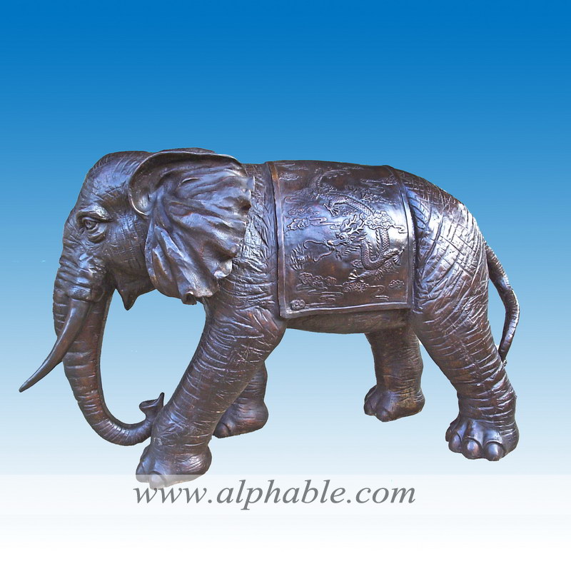 Good luck bronze elephant statue CA-008