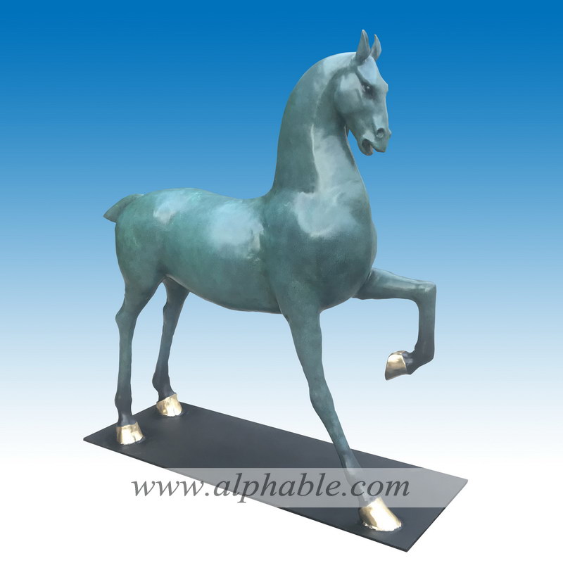 Life size vintage bronze horse CA-054