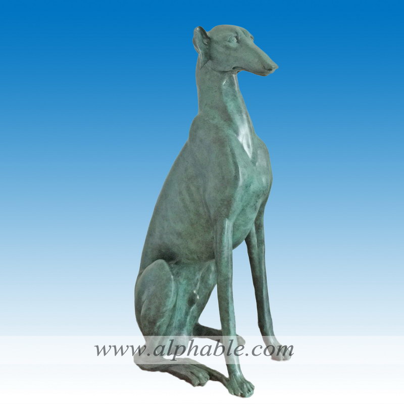Bronze friends dog statue CA-077
