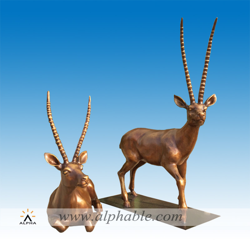 Bronze large animal statues for home CA-093