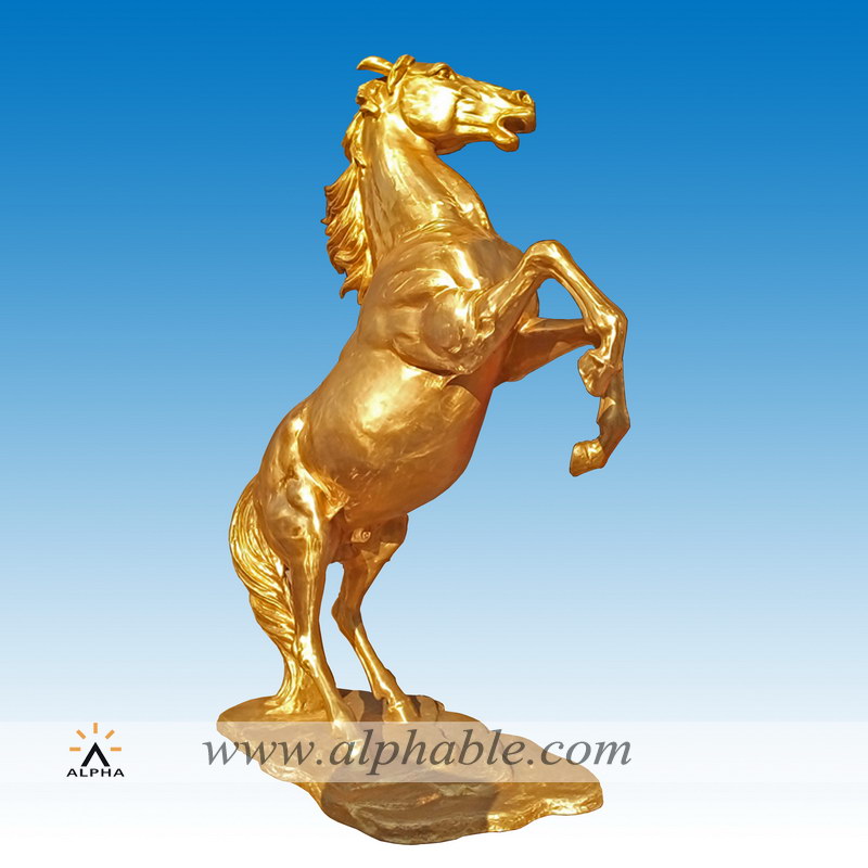Large brass horse sculpture CA-094