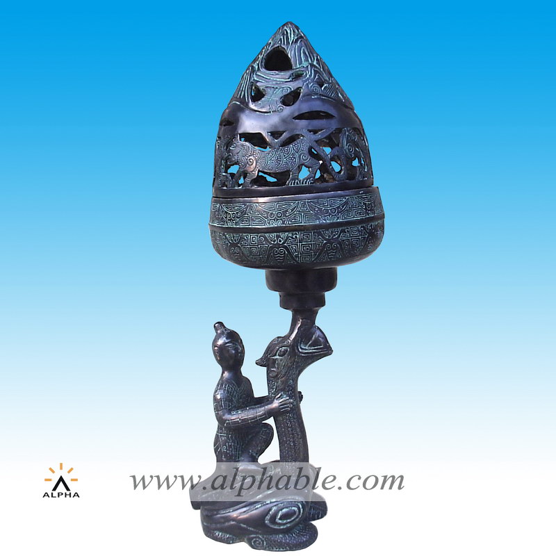Chinese design bronze incense burner CP-004