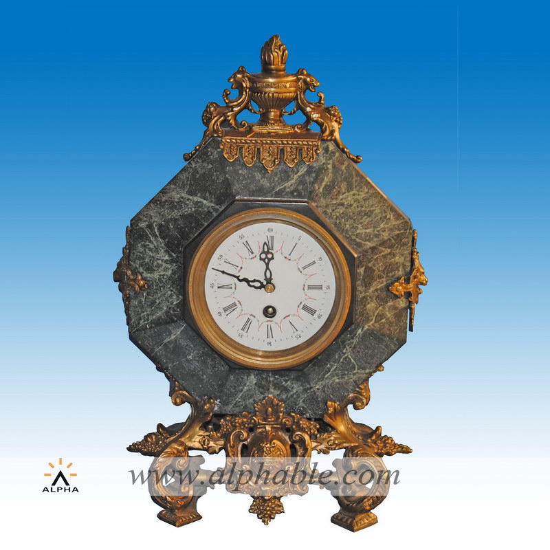 European bronze clock CC-007