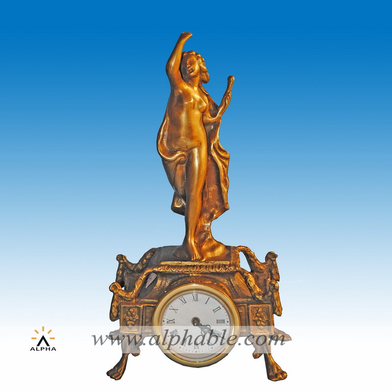 Brass statue decorative clocks CC-025