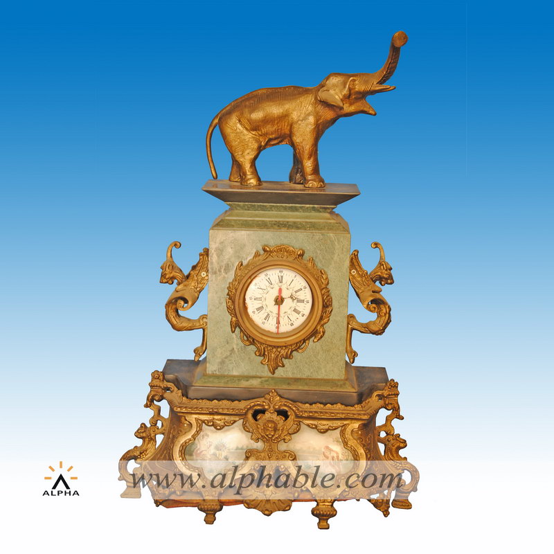 Brass mantel clocks for sale CC-072