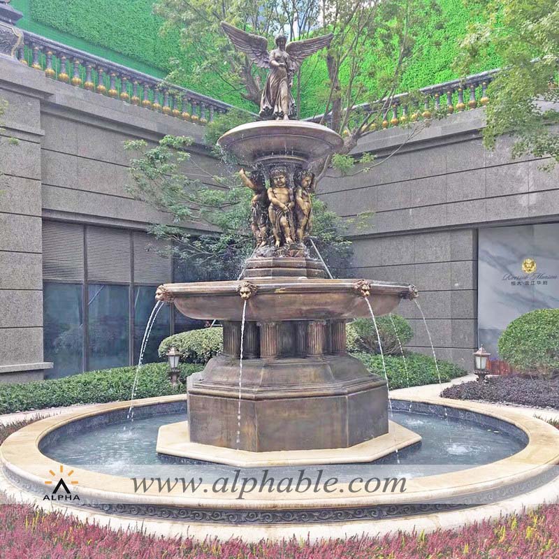 Angel statue bronze water feature CCF-007