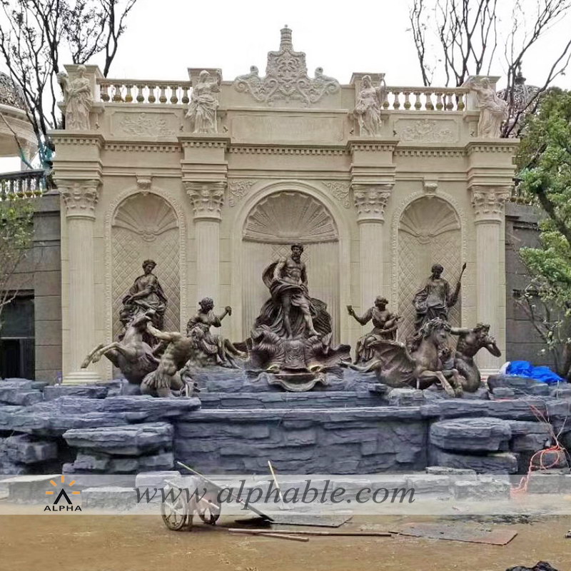 Giant bronze Neptune fountain CCF-009