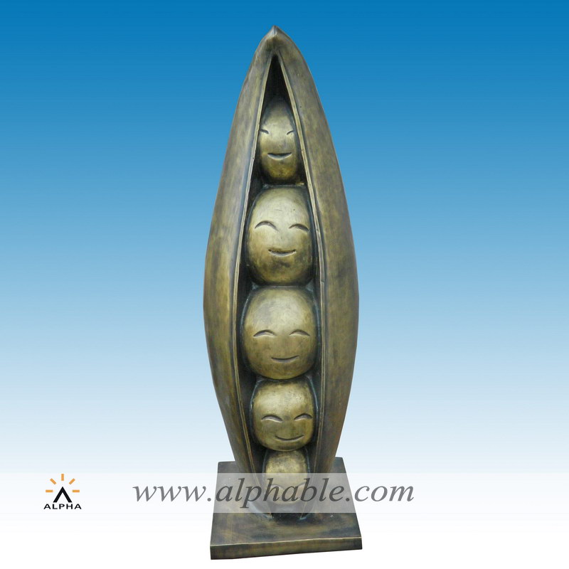 Bronze abstract art sculpture CMS-024