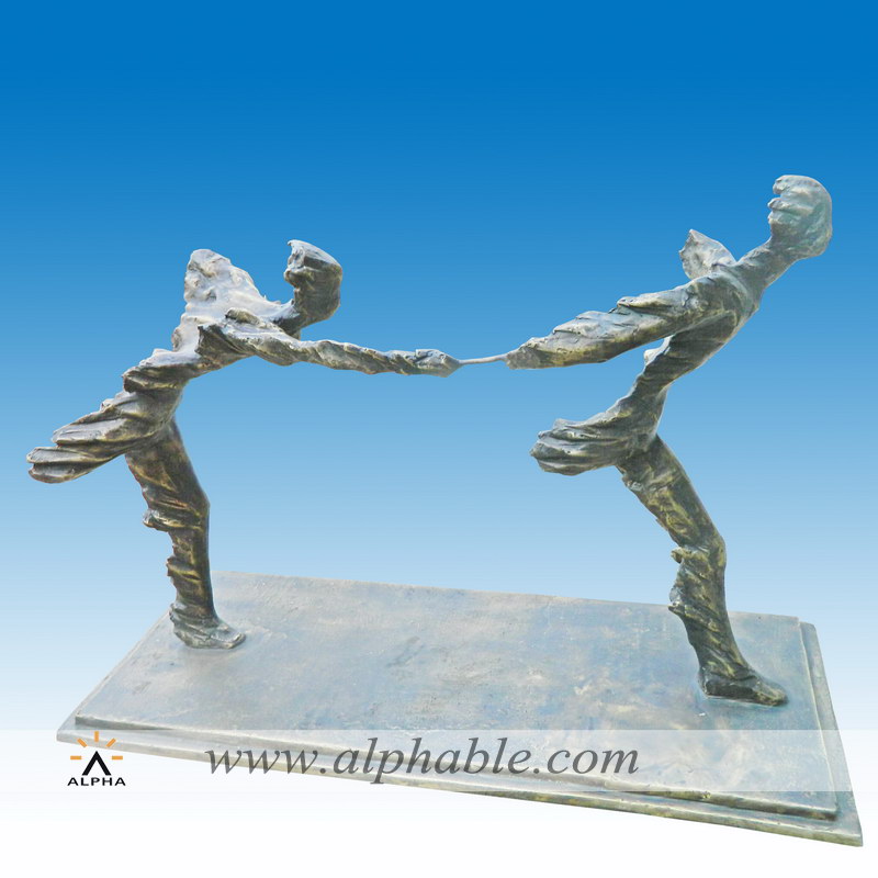 Cast bronze children garden statues CMS-050
