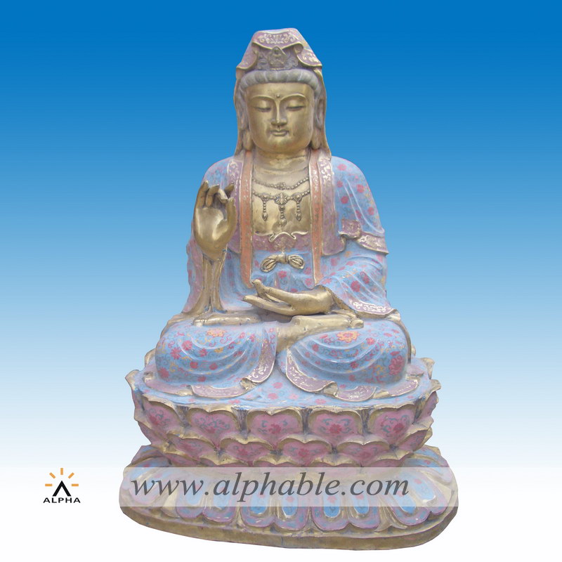 Bronze female buddha statue CCS-040
