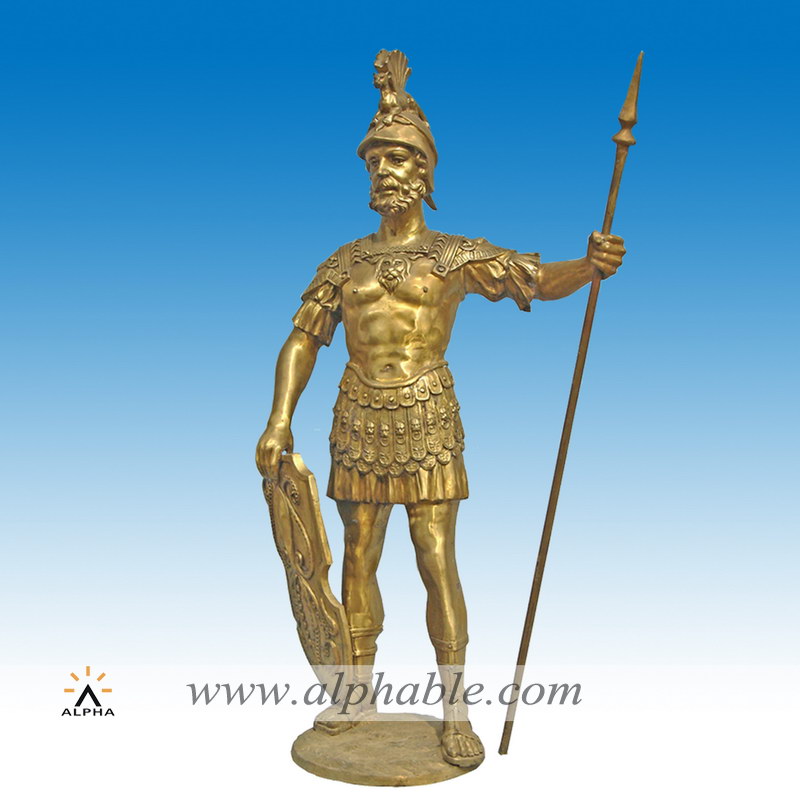 Metal casting soldier sculpture CCS-063