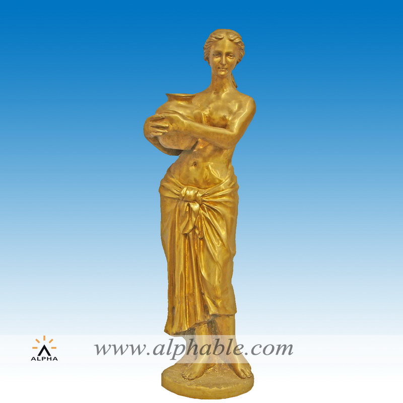 Bronze Greek female sculptures CCS-084