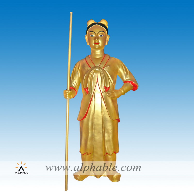 Cast bronze lady buddha statue CCS-098