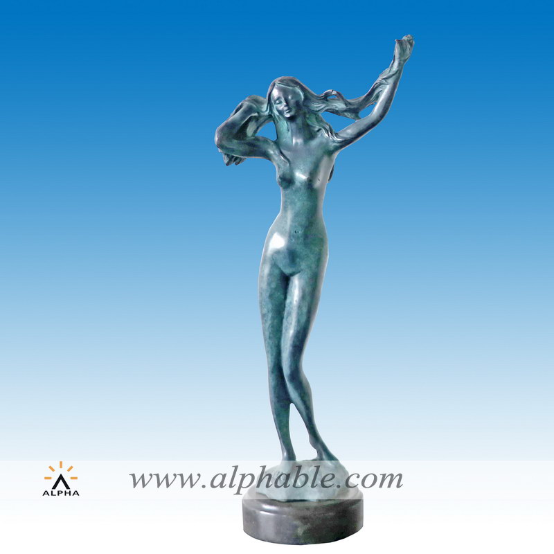 Bronze naked female body sculpture CCS-184