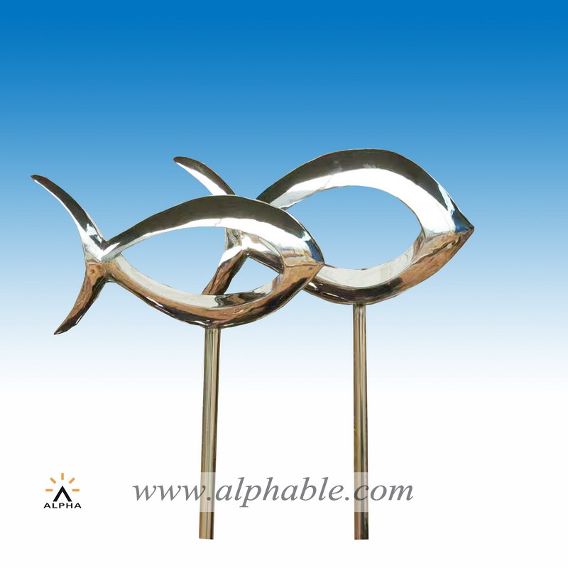 Metal fish art STL-036