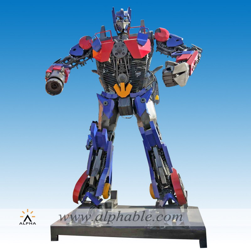 Metal Optimus prime transformers MTS-007