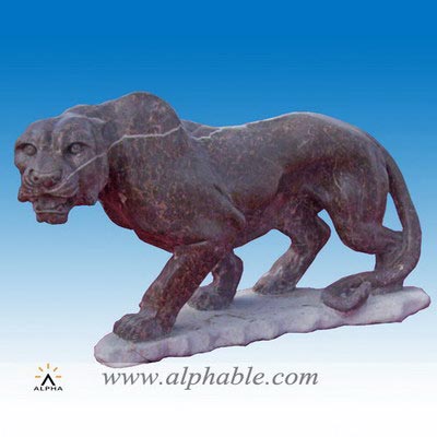 Garden marble panther statue SA-023