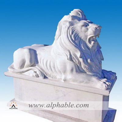 Life size marble statue lion SA-024