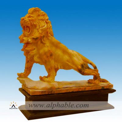 Large lion statues for driveway SA-027