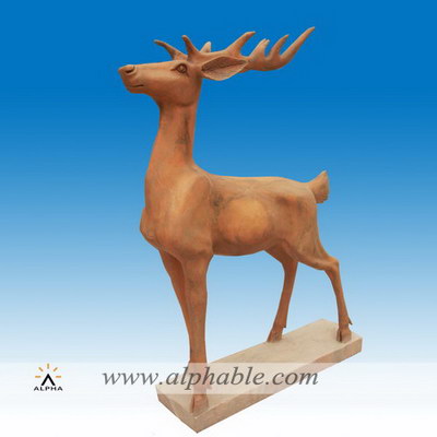Marble deer garden ornaments SA-035