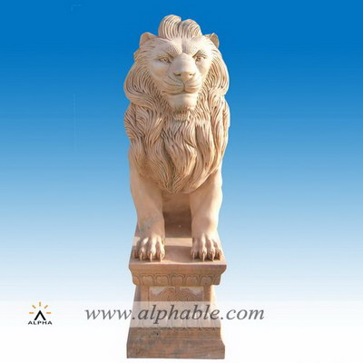 Garden roman lion sculpture SA-043