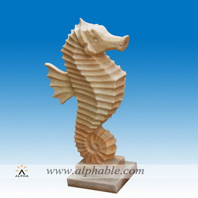 Garden ornament seahorse sculpture SA-086