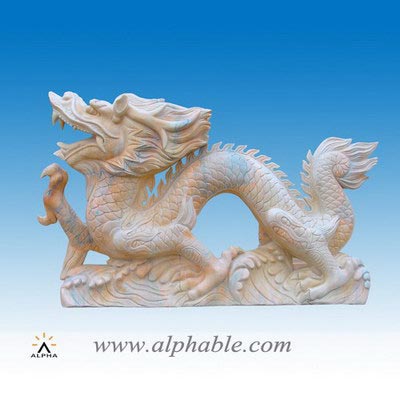 Marble dragon garden statues SA-095