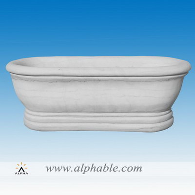 White marble bathtub ST-004