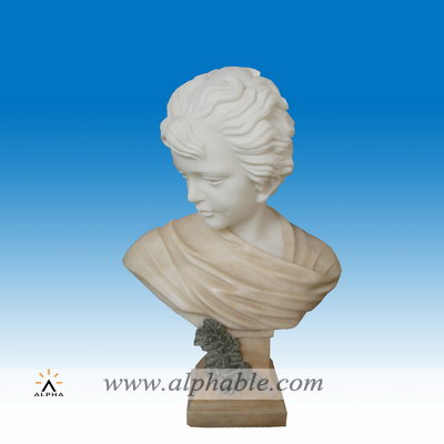 Marble bust statue head SB-019