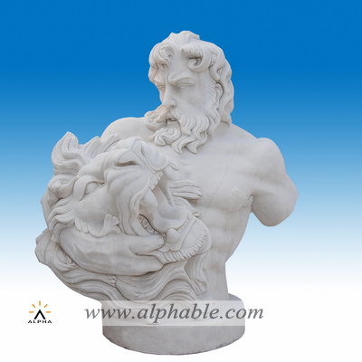 Marble Greek statue head SB-032