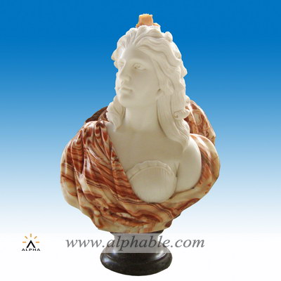 Marble female bust sculpture SB-035