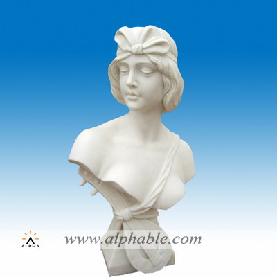 Marble head bust statue SB-037
