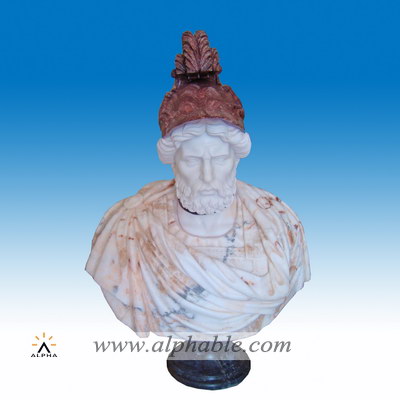 Marble roman bust statue SB-038