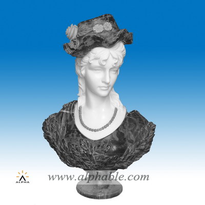 Life size woman bust statue SB-053