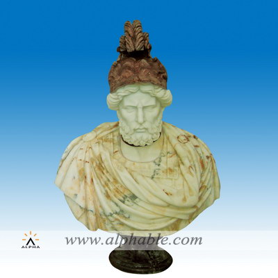 Marble bust of a man SB-058