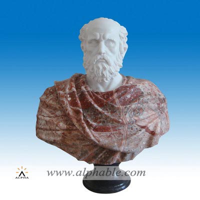 Marble bust of a person SB-069