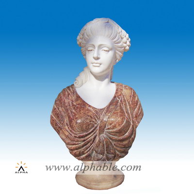 Female marble bust sculpture SB-083
