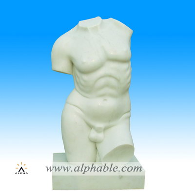 Male marble torso sculpture SB-089