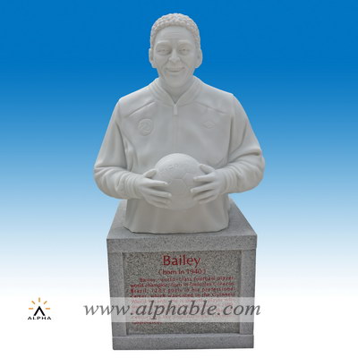 Marble Bailey bust sculpture SB-117