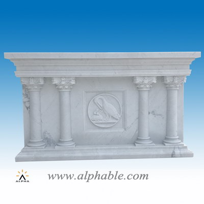 Tall marble altar table SCF-020