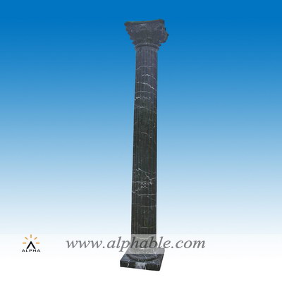 Roman Corinthian black marble Column SP-002