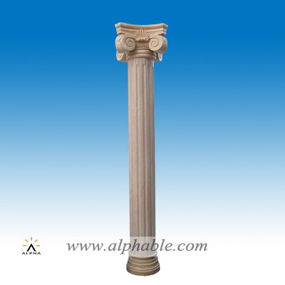 Beige marble Corinthian columns SP-004
